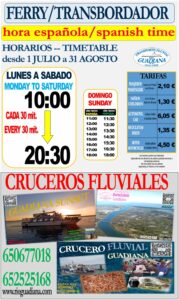 horarios tarifas ferry ayamonte portugal agosto 2022