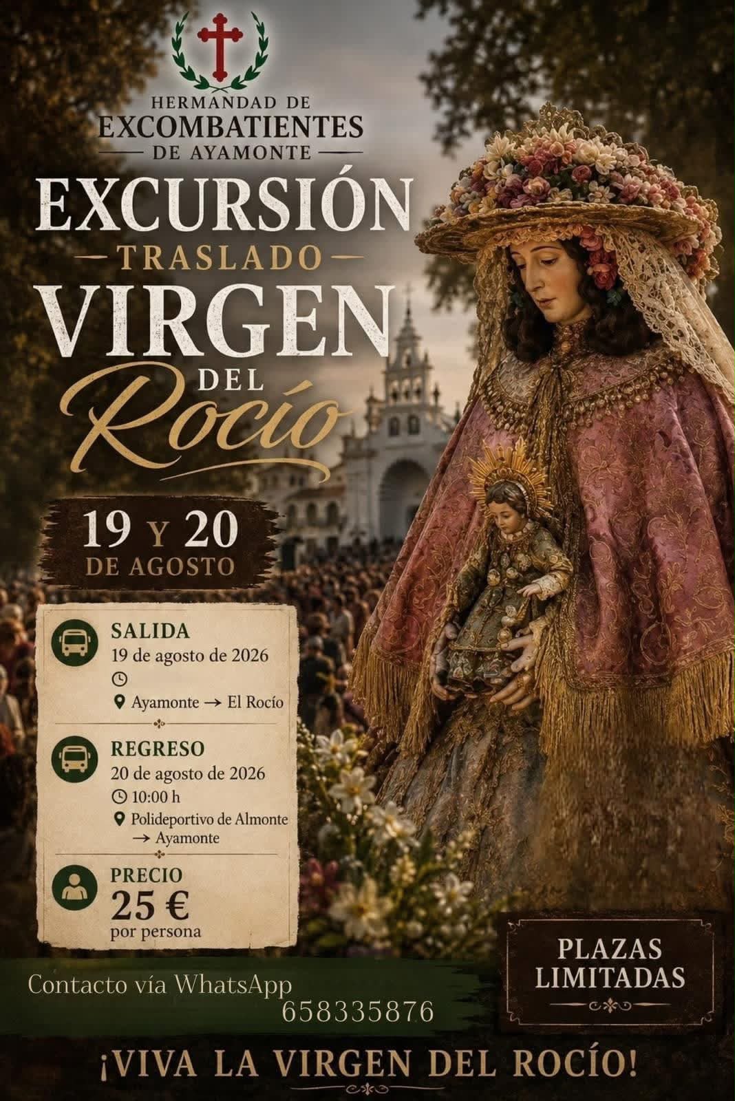 EXCURSIÓN TRANSLADO VIRGEN DEL ROCIO