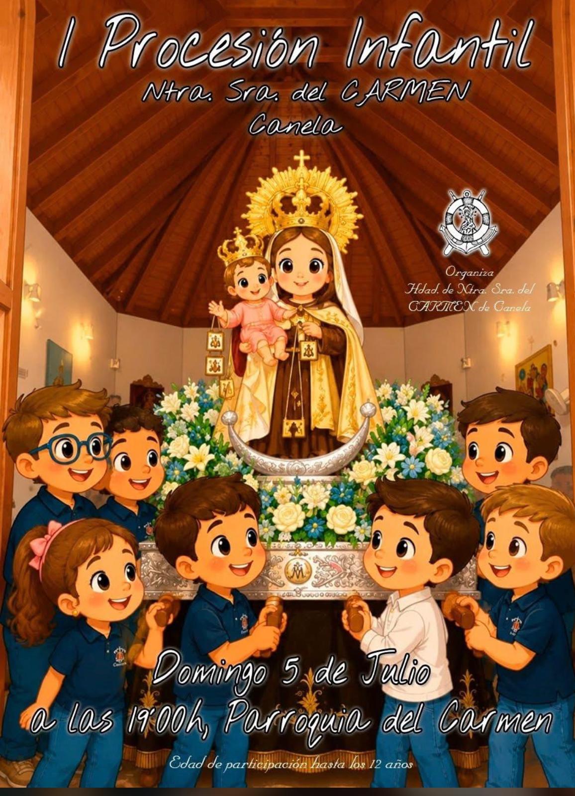 I PROCESIÓN INFANTIL NTRA. SRA. DEL CARMEN CANELA