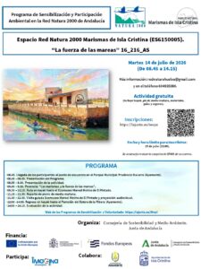 PROGRAMA DE SENSIBILIZACIÓN Y PARTICIPACIÓN AMBIENTAL RED NATURA 2000: LA FUERZA DE LAS MAREAS