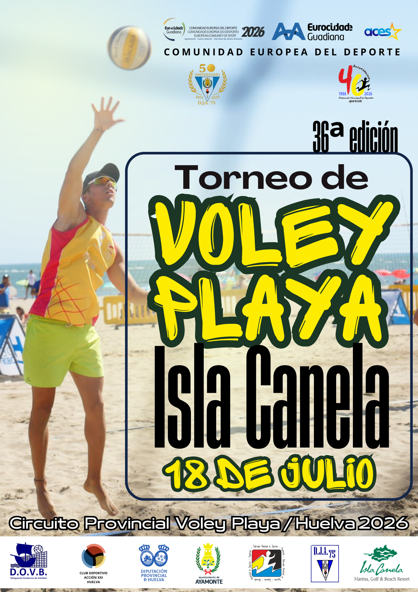 TORNEO DE VOLEY PLAYA ISLA CANELA (36 Edición)
