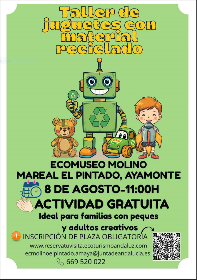 TALLER DE JUGUETES CON MATERIAL RECICLADO