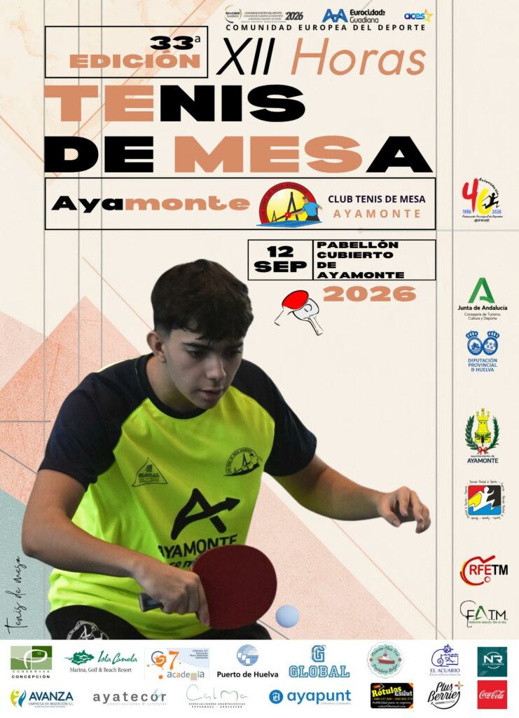 33ª EDICIÓN XII HORAS TENIS DE MESA