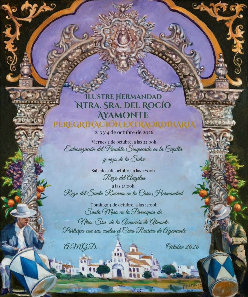 PEREGRINACIÓN EXTRAORDINARIA ILUSTRE HERMANDAD NTRA. SRA. DEL ROCÍO AYAMONTE